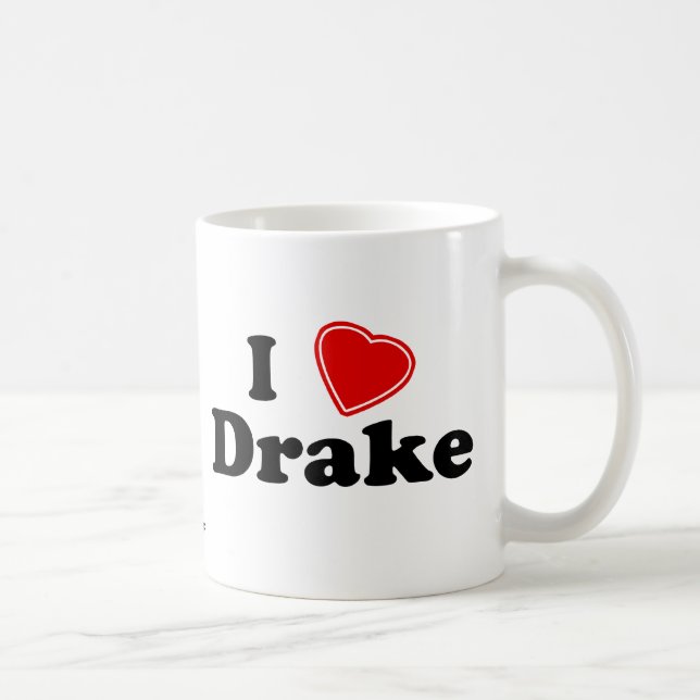 I Love Drake Coffee Mug (Right)