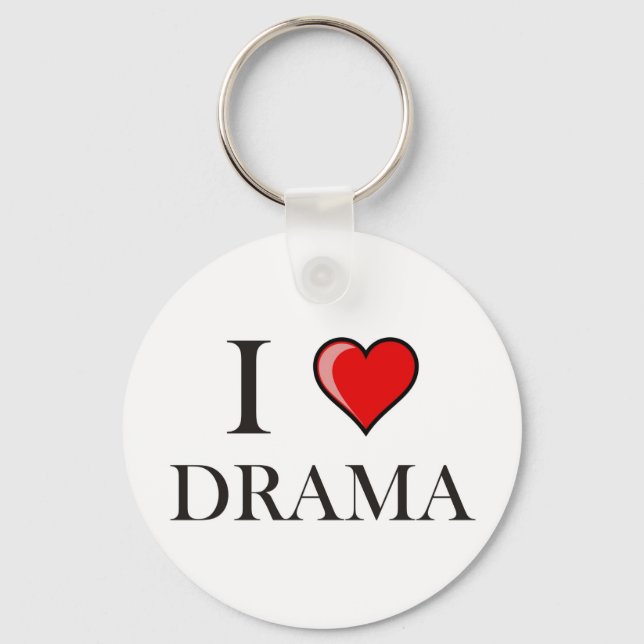 I love Drama Keychain (Front)