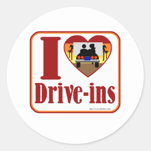 Drive In Movie Stickers for Sale, Free US Shipping