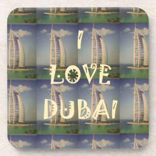 I Love Dubai Beverage Coaster