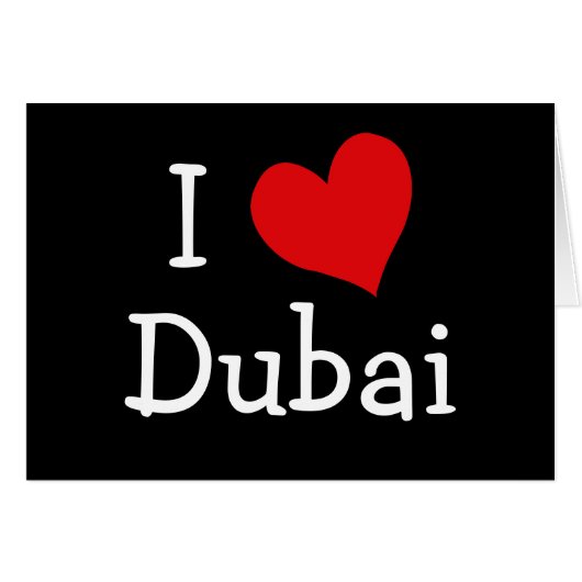 I Love Dubai Cards (Front Horizontal)