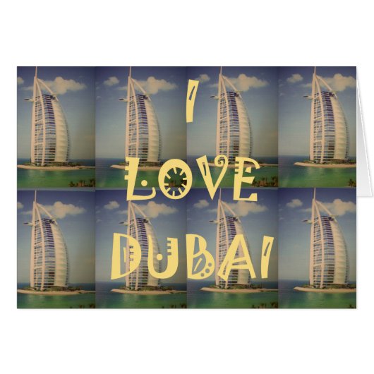 🇦🇪 I Love Dubai: Cute nice and lovely design (Front Horizontal)