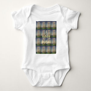 🇦🇪 I Love Dubai: Cute nice and lovely design Baby Bodysuit