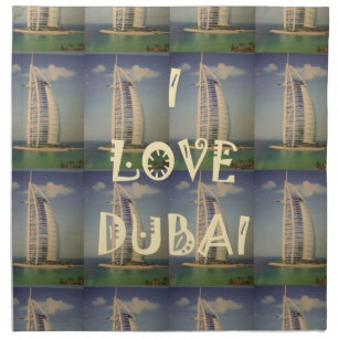 🇦🇪 I Love Dubai: Cute nice and lovely design Cloth Napkin
