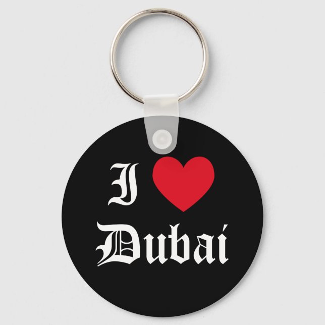 I Love Dubai Keychain (Front)