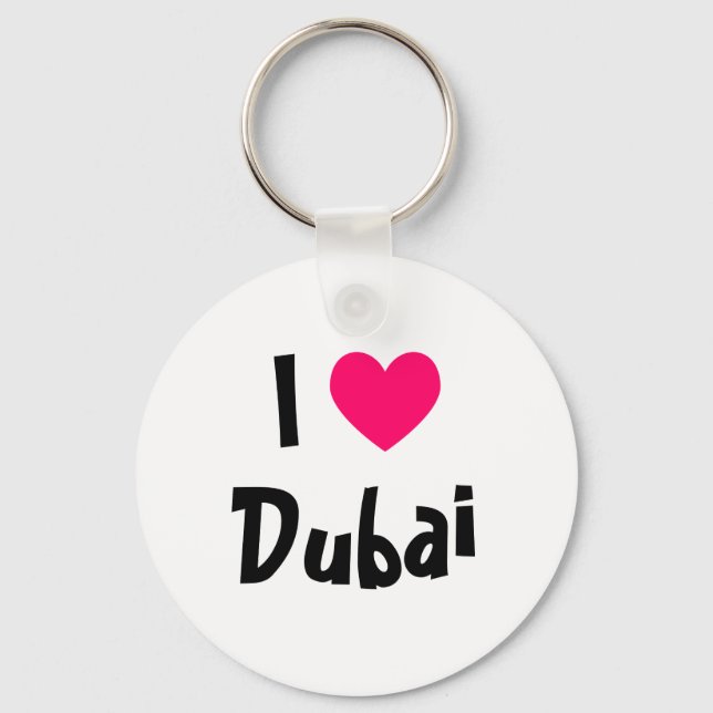 I Love Dubai Keychain (Front)