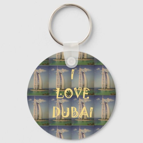 I Love Dubai Keychain