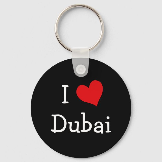 I Love Dubai Keychain (Front)