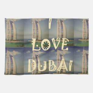 I Love Dubai Kitchen Towel