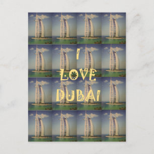 I Love Dubai Postcard