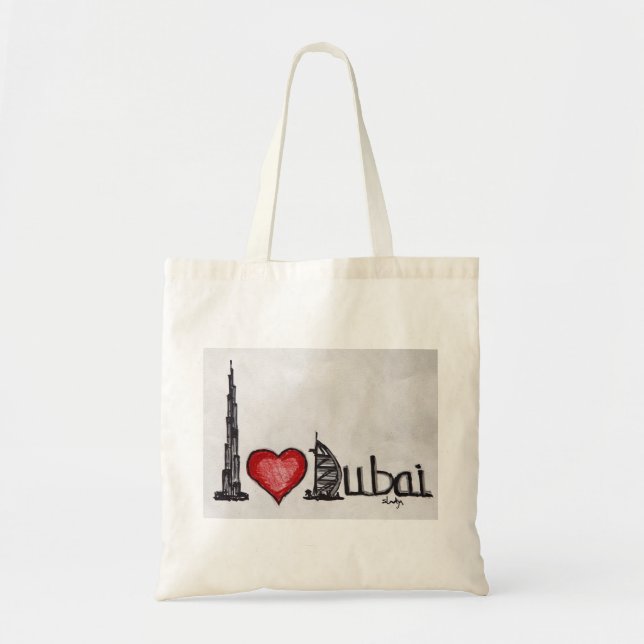 I love Dubai Tote Bag (Front)