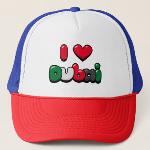 I Love Dubai Trucker Hat
