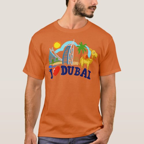 I love Dubai UAE United Arab Emirates Skyscrapers  T_Shirt