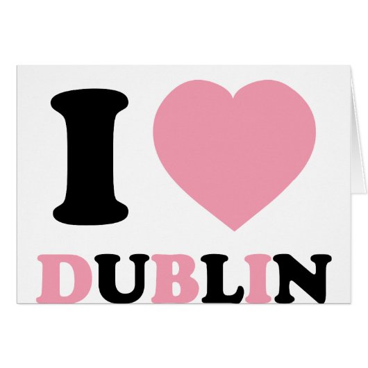 I Love Dublin Cards (Front Horizontal)