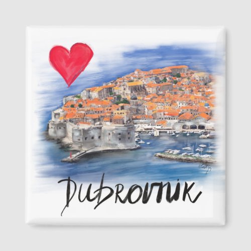 I love Dubrovnik Magnet