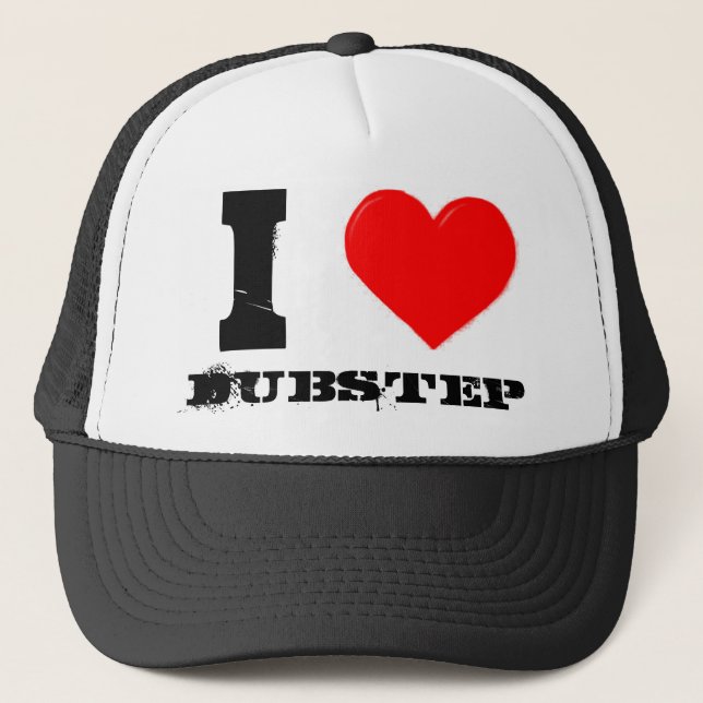 i love dubstep cap / hat (Front)