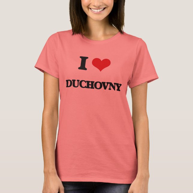 I Love Duchovny T-Shirt (Front)