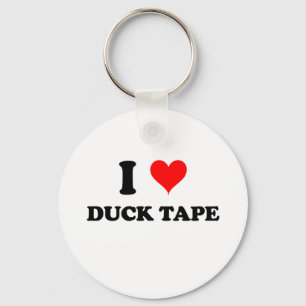 I Love Duck Tape Keychain