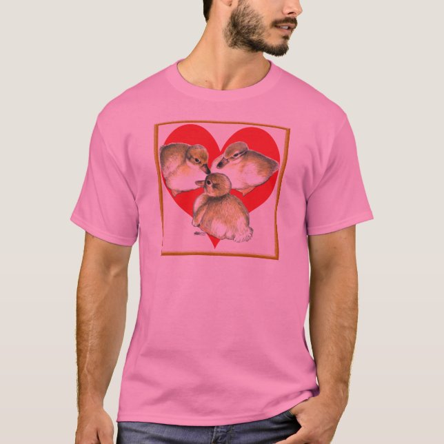 I Love Ducklings! T-Shirt (Front)