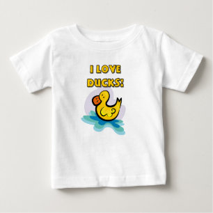I Love Ducks Baby T-Shirt