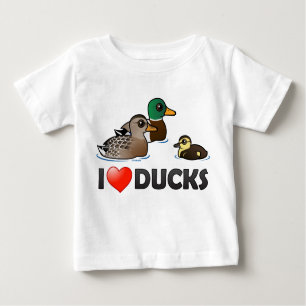 I Love Ducks Baby T-Shirt
