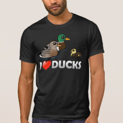 I Love Ducks Men's Alternative Apparel Basic Crew Neck T-Shirt