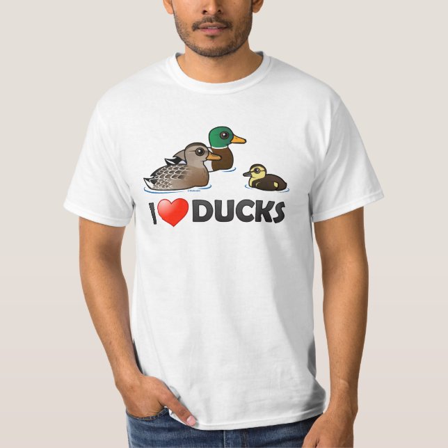 I Love Ducks T-Shirt (Front)