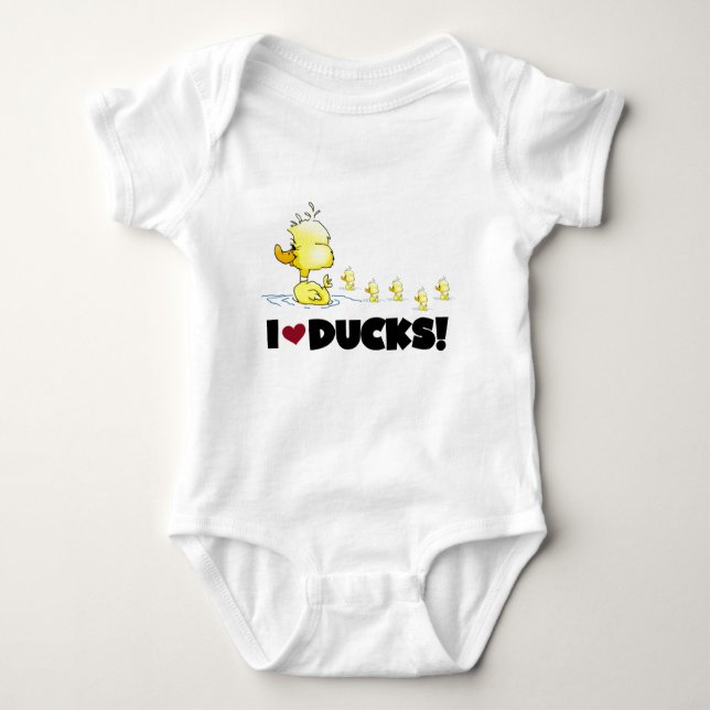 I Love Ducks Tshirts and Gifts (Front)