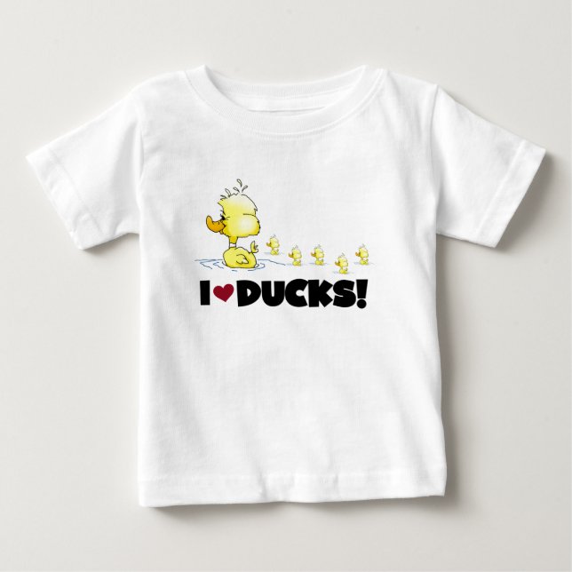 I Love Ducks Tshirts and Gifts (Front)