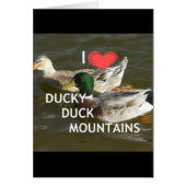 I Love Ducky Duck Mountains Design (Front)