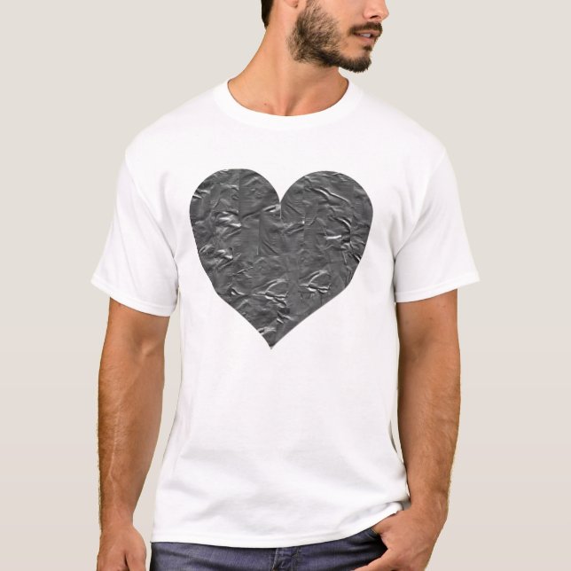 I LOVE DUCT TAPE - DUCT TAPE HEART T-Shirt (Front)