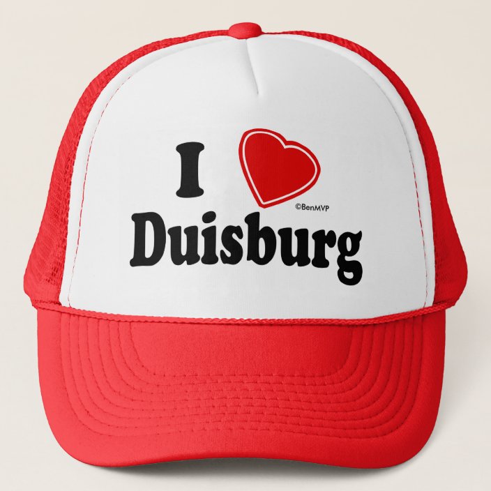 I Love Duisburg Mesh Hat
