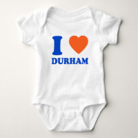 I Love Durham Heart NC Bull City Gift
