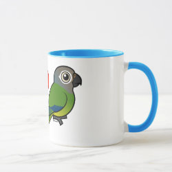 I Love Dusky-headed Parakeets Combo Mug