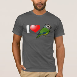I Love Dusky-headed Parakeets Men's Basic American Apparel T-Shirt