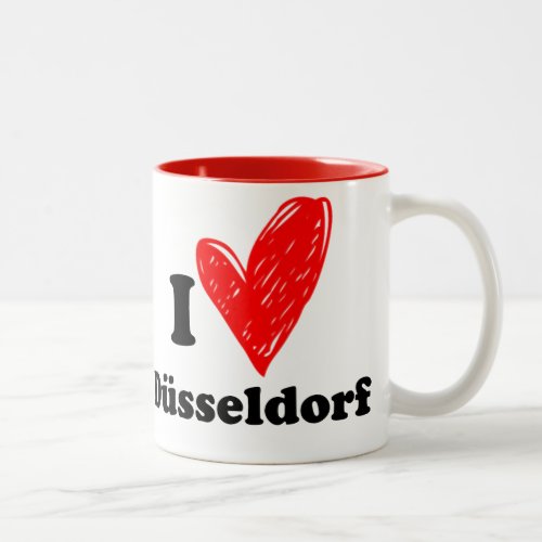 I love Dsseldorf Two_Tone Coffee Mug