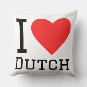 I love dutch throw pillow