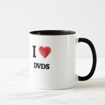 I Love Dvds Mug by giftsilove at Zazzle