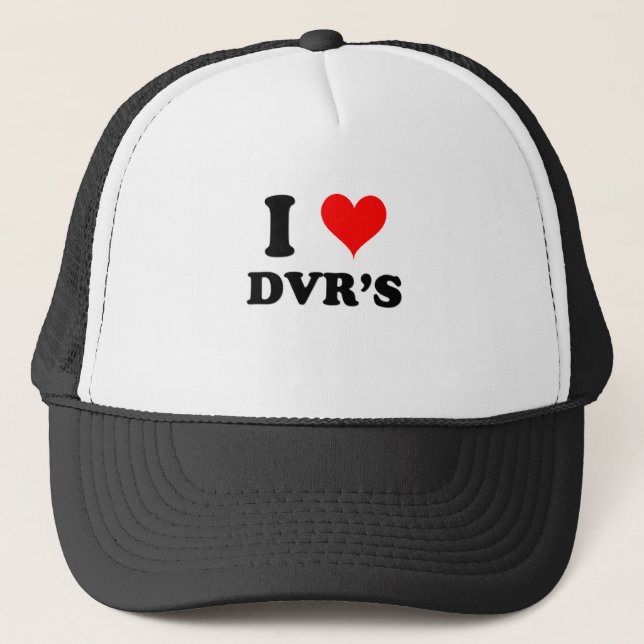 I Love Dvr'S Trucker Hat (Front)