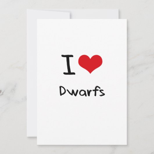 I Love Dwarfs (Front)