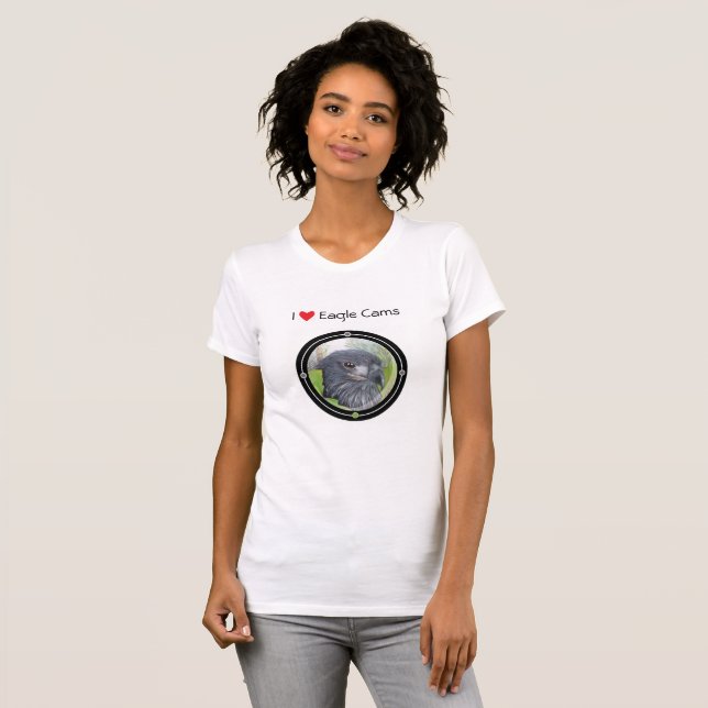 I love Eagle Cams T-Shirt (Front Full)