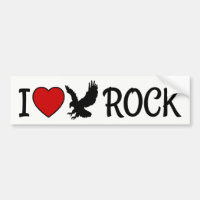 I Love Eagle Rock California Red Heart