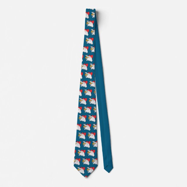 I Love Eagles Neck Tie (Front)