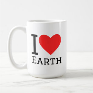 I love earth coffee mug