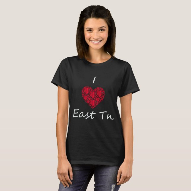 I Love East Tennessee T-Shirt (Front Full)