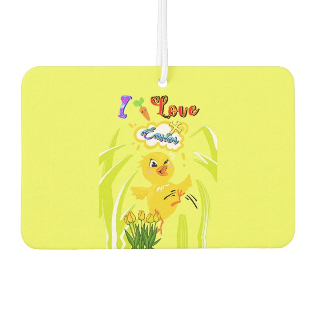 I Love Easter Air Freshener (Front)