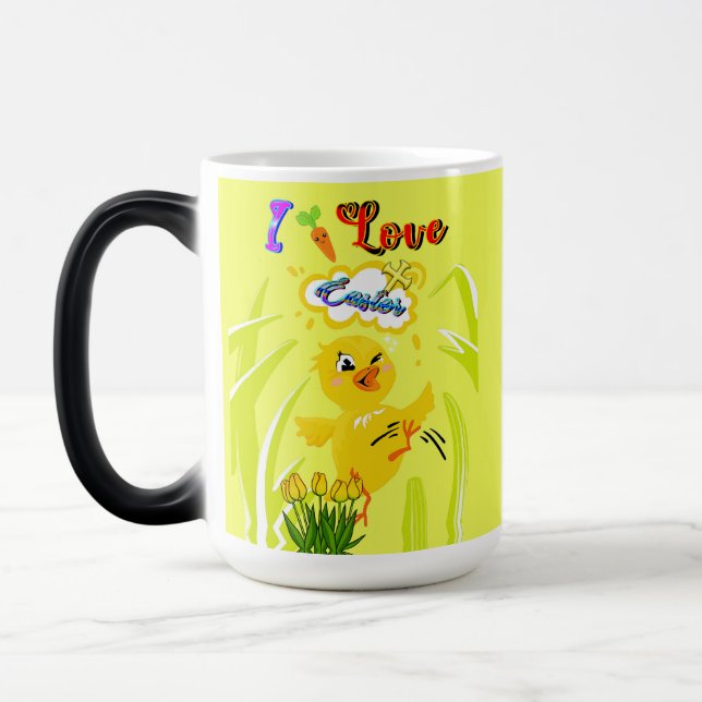 I Love Easter Color Morph Mug (Left)