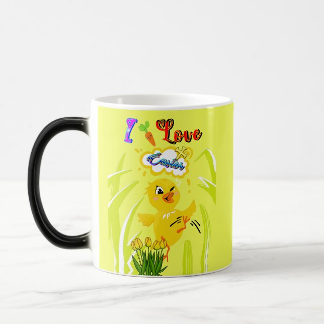I Love Easter Color Morph Mug (Left)