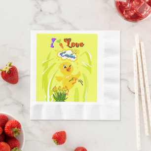I Love Easter Napkins