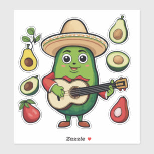 I love eating avocado sticker